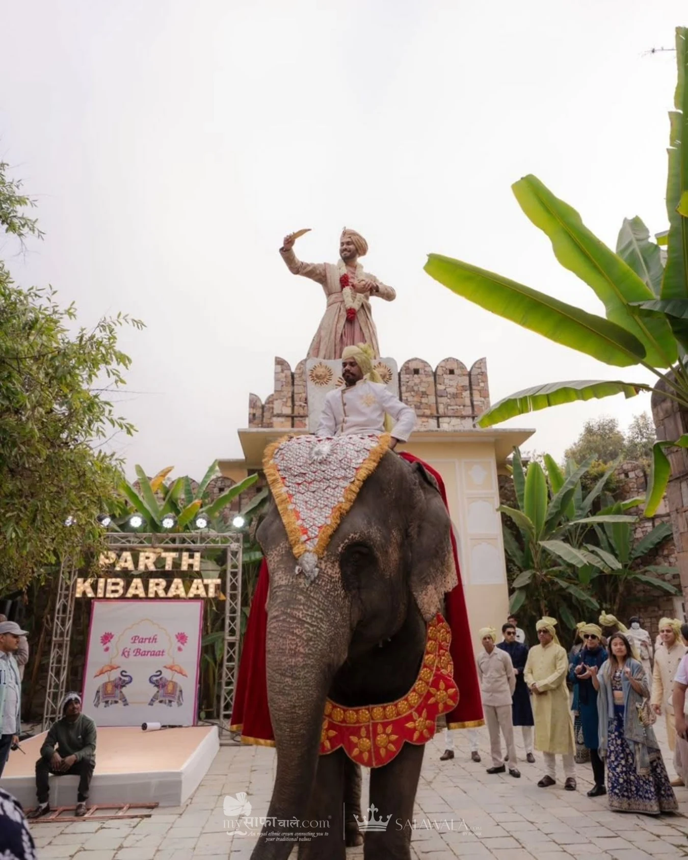 Pastel groom safa photographed in natural daylight for Amritsar